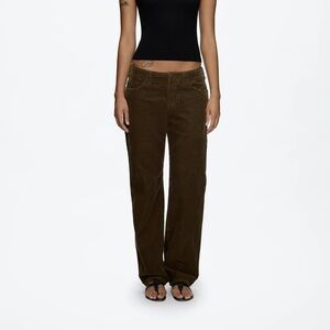 Tank Air sz XS Corduroy Pants in Ash Brown